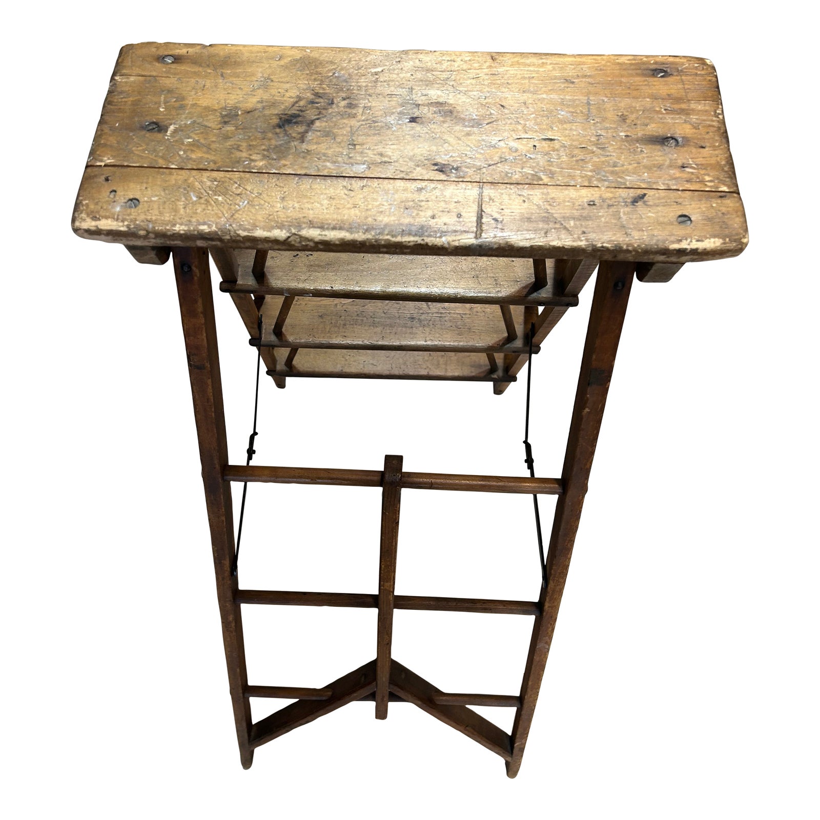 Early 20th Century Library Ladder | Chairish