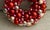Glass Valentine’s Day Vintage Glass Ornament Wreath For Sale - Image 7 of 12