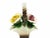 Capodimonte Mid 20th Century Nuona Capodimonte Flower Basket Art For Sale - Image 4 of 10