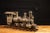 American Early 20th Century Galvanized Steel Steam Locomotive Model on Track For Sale - Image 3 of 11
