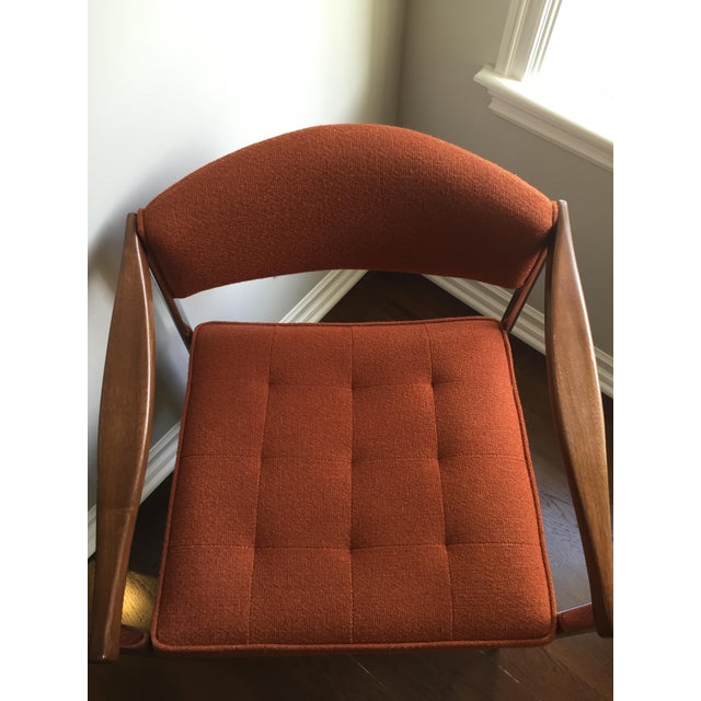 Milo Baughman Attributed Chrome and Walnut Dining Chairs - Set of 8 For Sale In Los Angeles - Image 6 of 10