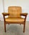 A handsome vintage Scandinavian lounge chair by Swedish manufacturer Göte Möbler, dating from the 1970s and combining...