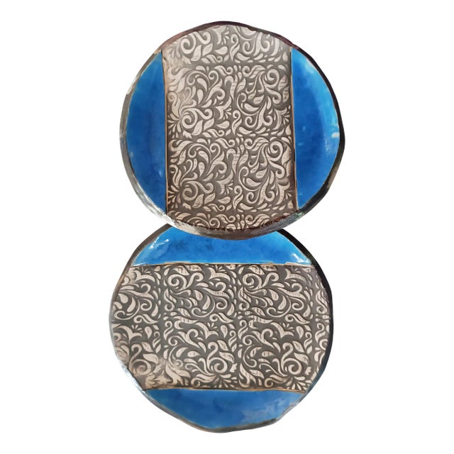 Molise Plates by Daniela Proietti, Set of 2 For Sale