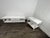 American 1980s Refinished Coffee Table, White High Gloss Finish For Sale - Image 3 of 4