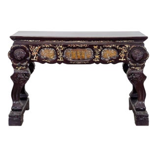 Vintage Chinese Ancestral Altar Table For Sale