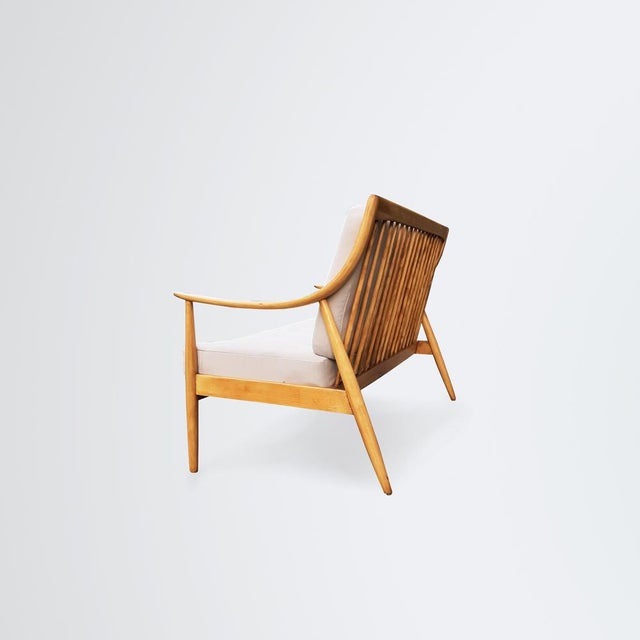 2-Seater Sofa attributed to Peter Hvidt and Orla Mølgaard-Nielsen for France & Søn / France & Daverkosen, 1950s For Sale - Image 4 of 8