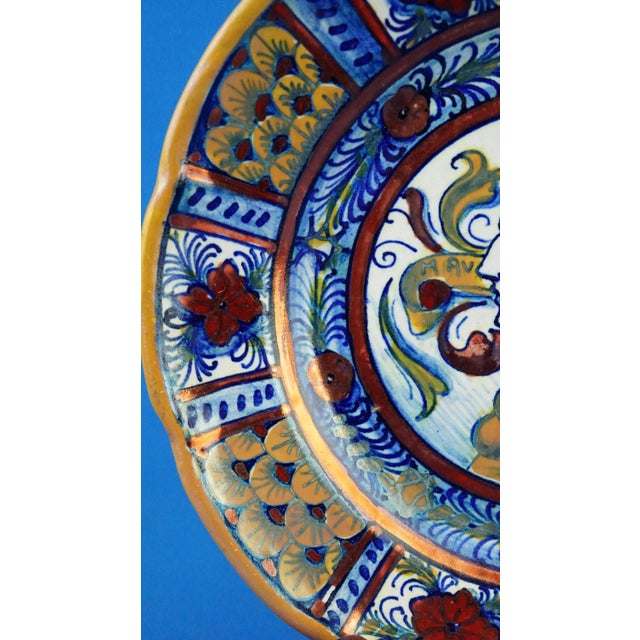 Vintage Ceramic Plates, 1920s, Set of 2 For Sale - Image 10 of 18