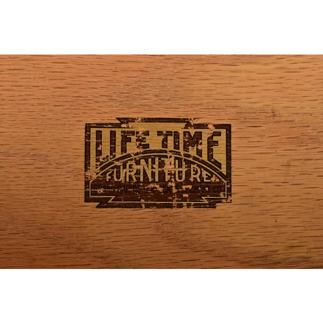 Lifetime Furniture Antique Mission Oak Arts & Crafts Sideboard, Circa 1910 For Sale - Image 10 of 17