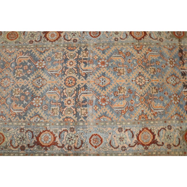 Antique Zabihi Collection Persian Malayer Wide Extra Long Runner - 3'6" x 20'4" For Sale In New York - Image 6 of 11