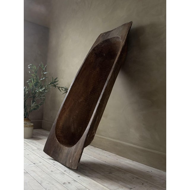 Softwood Trencher-form Dough Bowl For Sale - Image 13 of 13