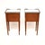 Antique French Bedside Tables with Marble Top, 1890, Set of 2 For Sale - Image 6 of 11