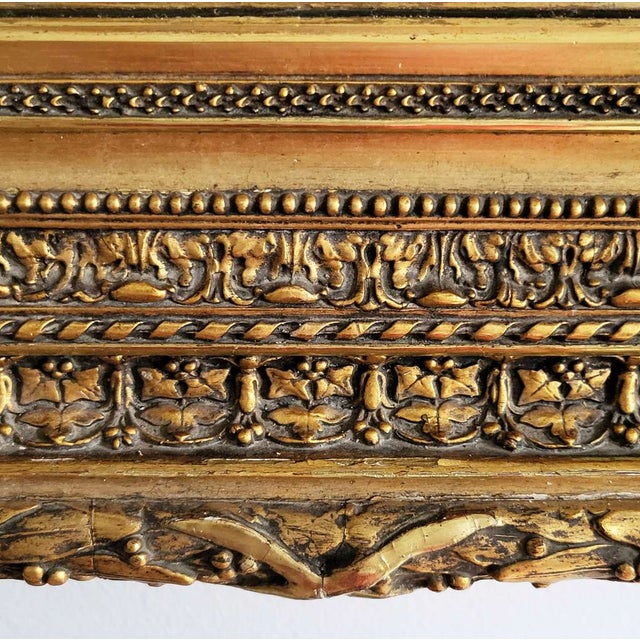 Antique 19th Century Viennese Portrait Mirror For Sale - Image 5 of 10