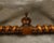 French 19th Century Barley Twist Stool with Finial and Custom Linen Upholstery For Sale - Image 11 of 12