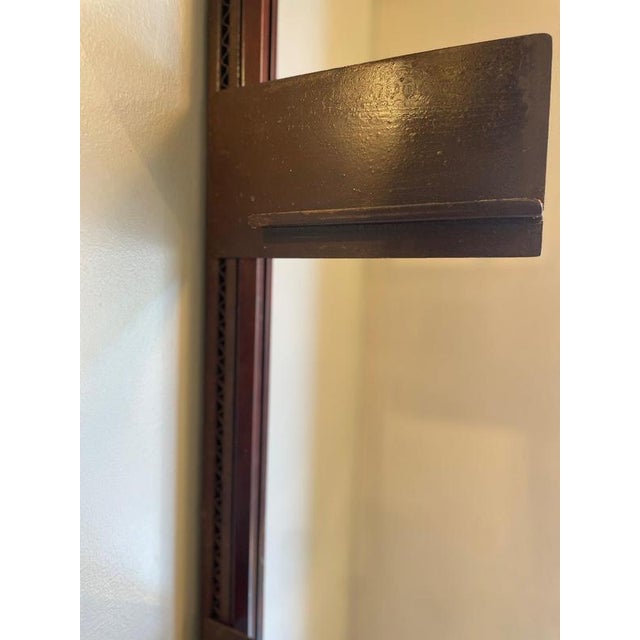 Wooden and Iron Bookshelf with 4 Uprights and Adjustable Shelves, 1970s For Sale - Image 18 of 18