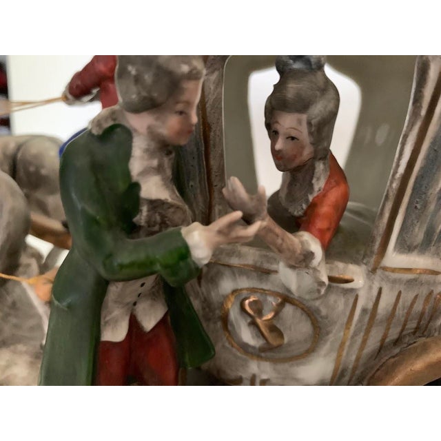German Polychrome Porcelain Figurine Group from Sèvres, Limoges For Sale - Image 5 of 13
