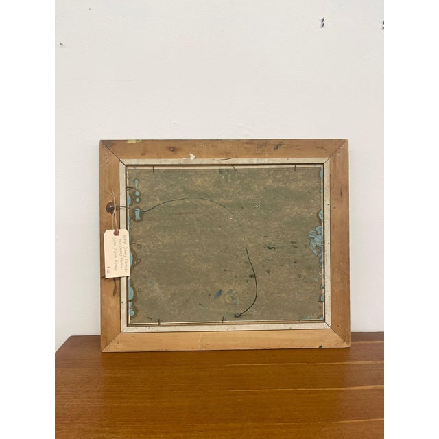 Brown 1970s Vintage Mid Century Modern Framed Scenery Landscape. Signed Original Painting G.Seidman For Sale - Image 8 of 9