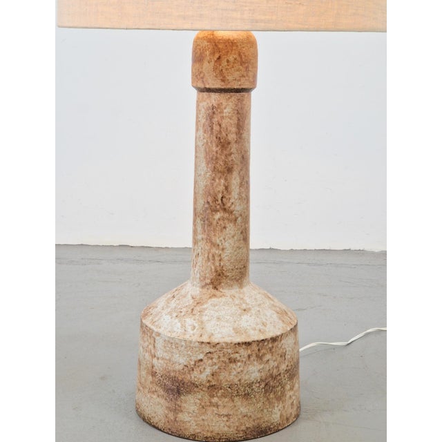 Large Mid-Century Modern Ceramic Floor Lamp from Mobach, 1960s For Sale - Image 6 of 8