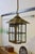 Paint Arts & Crafts Wrought Iron Hall Lantern, 1910s For Sale - Image 7 of 12