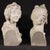 White Satyr and Bacchante, 1880, White Marble Sculptures, Set of 2 For Sale - Image 8 of 13