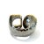 Art Deco Bochic “Orient” White Topaz and White South Pearl Ring Set 18K White Gold&Silver, Size 7 For Sale - Image 3 of 11