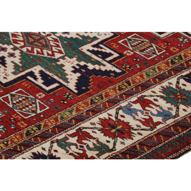 Vintage Turkish Rug in Red With Medallions by Rug & Kilim For Sale In New York - Image 6 of 8