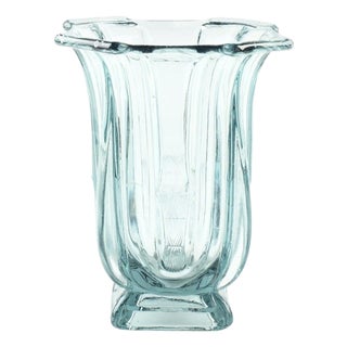 Polychrome Glass Vase, Northern Europe, Mid-20th Century For Sale