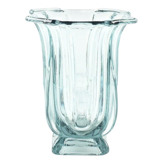 Polychrome Glass Vase, Northern Europe, Mid-20th Century For Sale