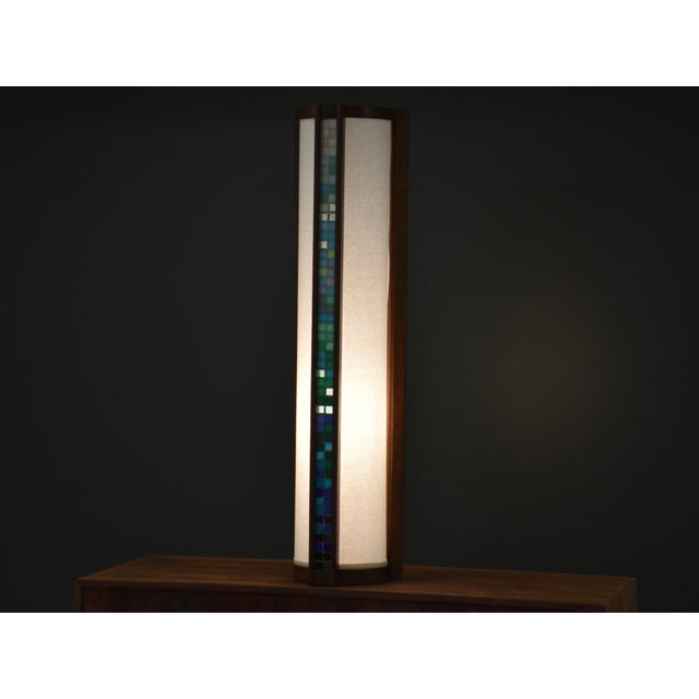 Mid-Century Modern 1960s John Keal Mosaic Tile Table Lamp for Modeline of California For Sale - Image 3 of 10