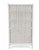 Vintage White Wicker Étagère With Double Door Cabinet & Curved Frame For Sale - Image 4 of 12