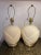 Cream 1980 Art Deco Shell Style Table Lamps - a Pair For Sale - Image 8 of 8