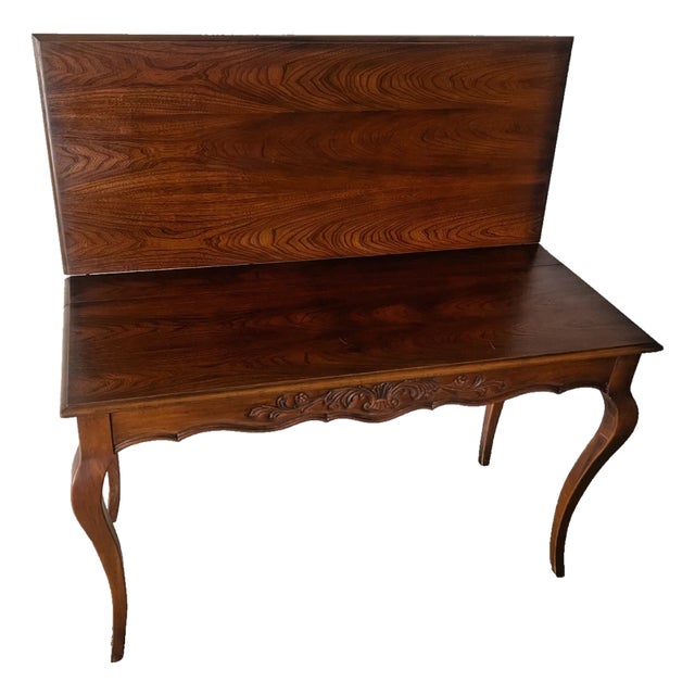 Vintage Expanding Extension Dining Table, Console With Five Leaves by Extensole For Sale