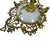 Art Nouveau Brass Tazza Centerpiece Blown Glass Bowl . Swivel Floral Branches For Sale - Image 9 of 16