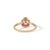 14k Gold Natural Ruby Diamond Floral Cluster Proposal Ring Size 9 For Sale - Image 10 of 18