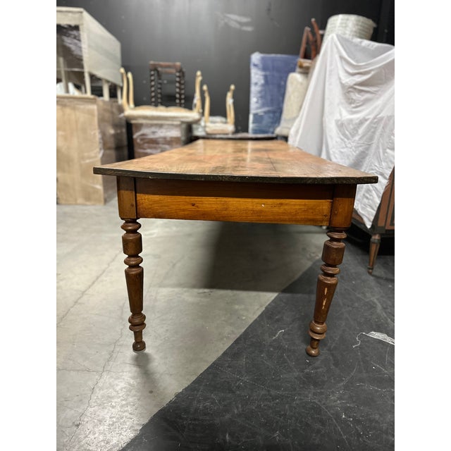 Early 20th Century Antique French Country Farm Dining Table Chairish