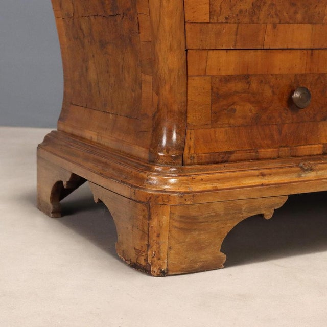Trumeau in Walnut and Walnut Burl For Sale - Image 11 of 14
