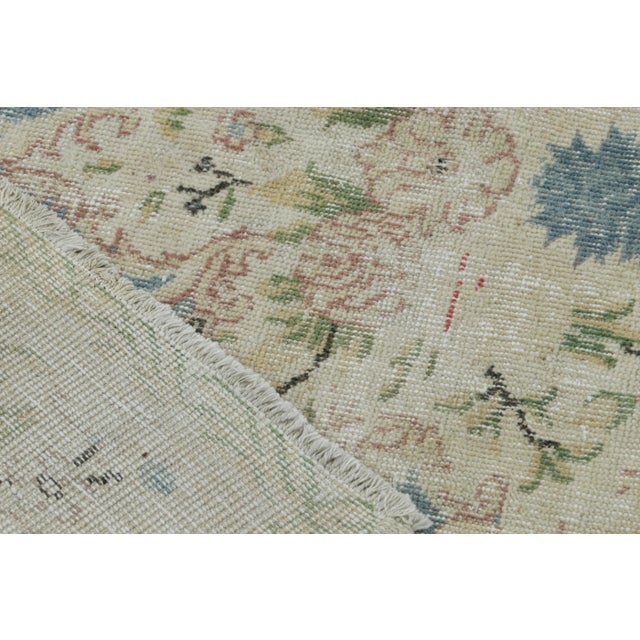 1960s Rug & Kilim’s Aubusson Style Rug in Beige With Floral Patterns For Sale In New York - Image 6 of 6