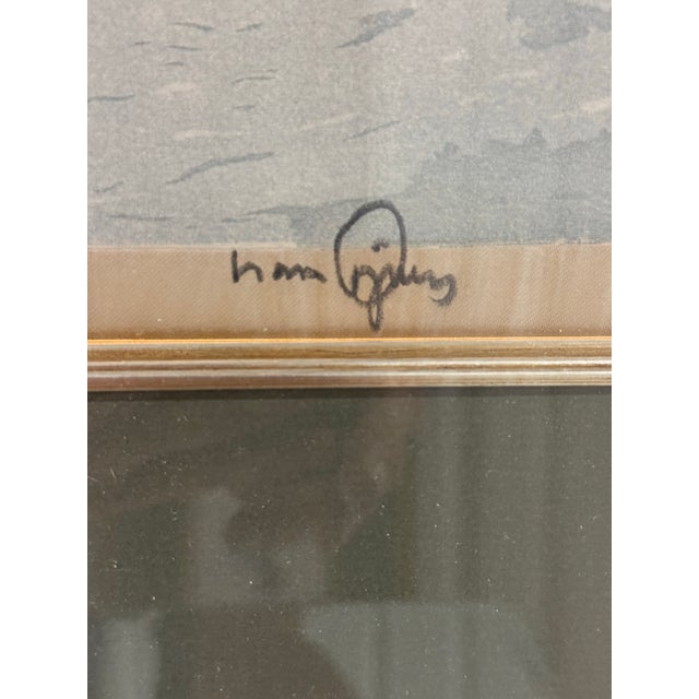 Discover the atmospheric beauty of this original mid-century aquatint etching by the celebrated Austrian artist Hans...