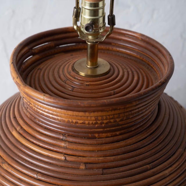 Gabriella Crespi Pencil Reed Lamp, 1970s For Sale - Image 4 of 8