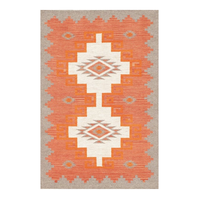 Pasargad Home Tuscany Beige Wool Area Rug- 3'11'' X 5'10'' For Sale