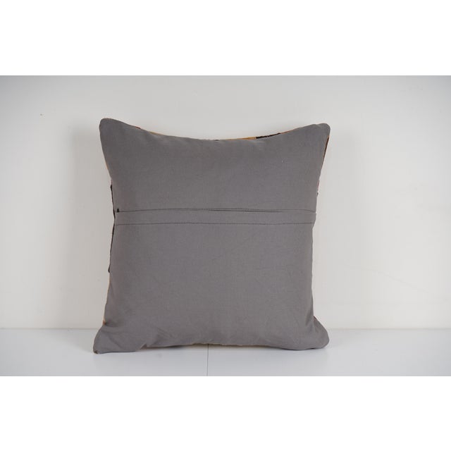 Turkish Kilim Patchwork Cushion Cover For Sale - Image 4 of 4