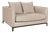 Andersen Lovechair in Beige Fabric from Minotti For Sale