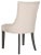 Modern 20''H Side Chair With Silver Nailheads in Taupe & Espresso - a Pair For Sale - Image 3 of 7