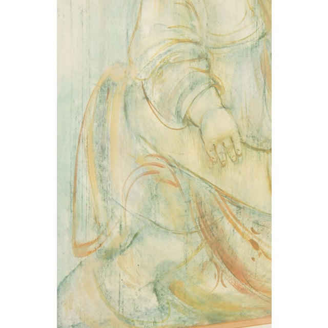 Edna Hibel Impressionist Style 'Beatrice and Baby' Lithograph For Sale - Image 9 of 13