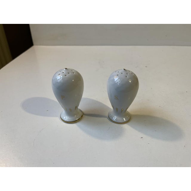 Bing & Grondahl Errant Salt and Pepper Shakers in Porcelain from Bing & Grondahl, 1950s, Set of 2 For Sale - Image 4 of 8