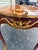 1960s Vintage Louis XV Marquetry Serving Table Rolling Wheels For Sale - Image 5 of 8