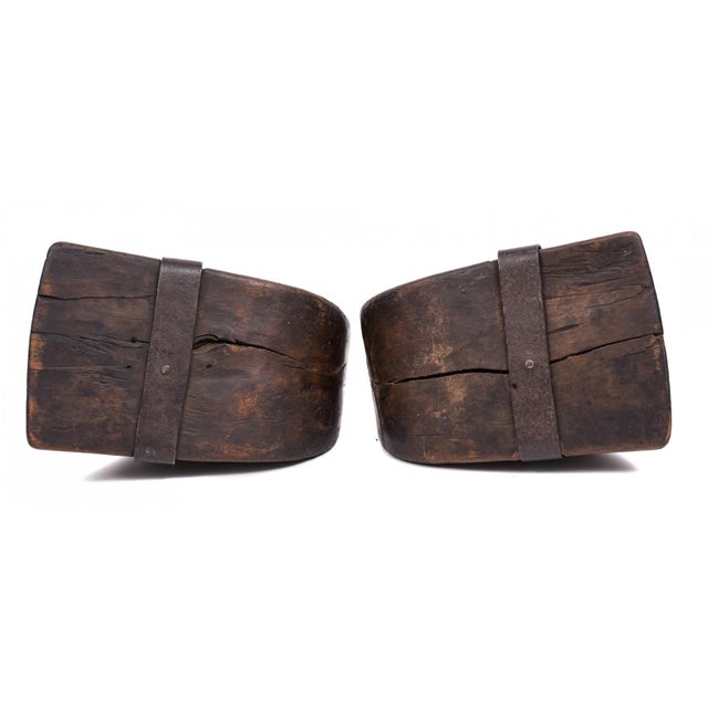 19th Century Antique Spanish Colonial Wooden Stirrups—A Pair For Sale - Image 5 of 6