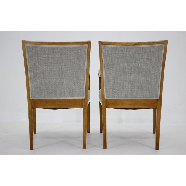 Set of Vintage Danish Armchairs in Birch by Frits Henningsen, 1950s For Sale - Image 11 of 18
