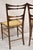 Mid 19th Century Antique Italian Biedermeier Arts & Crafts Walnut Bowtie Chiavari Side Chair Pair For Sale - Image 10 of 12