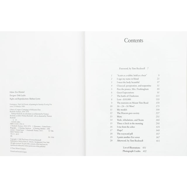 My Adventures as an Illustrator by Norman Rockwell. Hardcover book with dustjacket. Published in 1988 by Harry N. Abrams,...