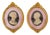 Antique Framed Wax Portrait Reliefs of Mr. And Mrs. Blaauw, 19th Century, Set of 2 For Sale